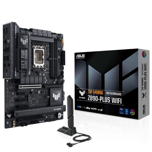  Z890 ATX Motherboard: 1851 Socket For Intel Core Ultra Processors<br>4x DDR5, 4x SATA 6Gb/s, PCIe 5.0, 1x M.2 Gen5 + 3x M.2 Gen4, Thunderbolt 4, 2.5GbE LAN, Wi-Fi 7 + Bluetooth 5.4, Realtek ALC1220P 7.1 Audio, Thunderbolt 4/HDMI/DP  